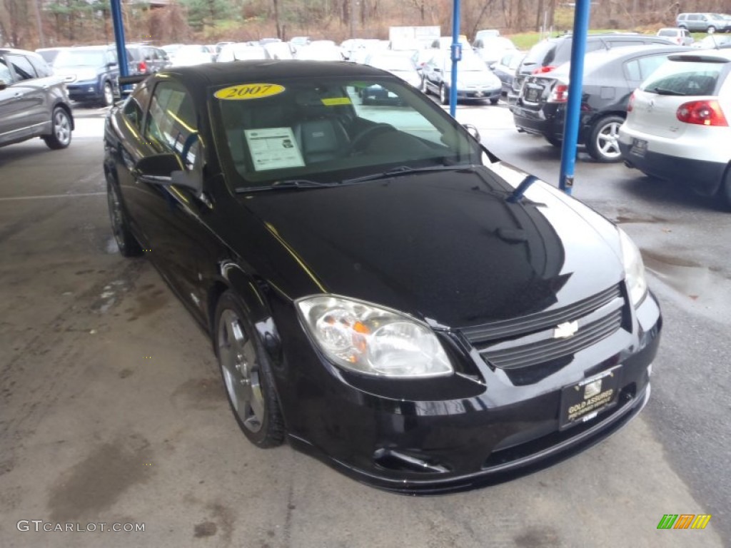 2007 Cobalt SS Supercharged Coupe - Black / Ebony photo #1