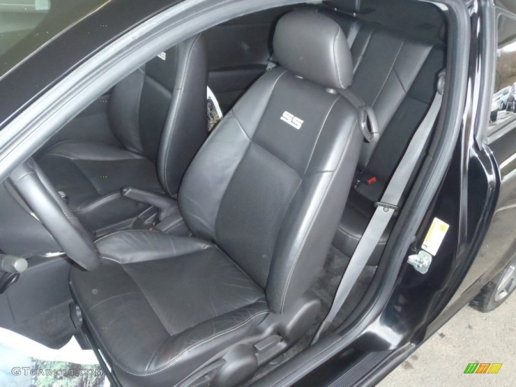 Ebony Interior 2007 Chevrolet Cobalt SS Supercharged Coupe Photo #56882533
