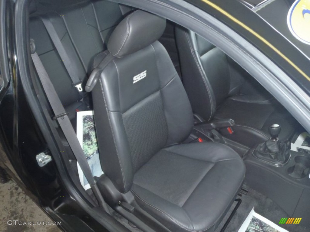 Ebony Interior 2007 Chevrolet Cobalt SS Supercharged Coupe Photo #56882611