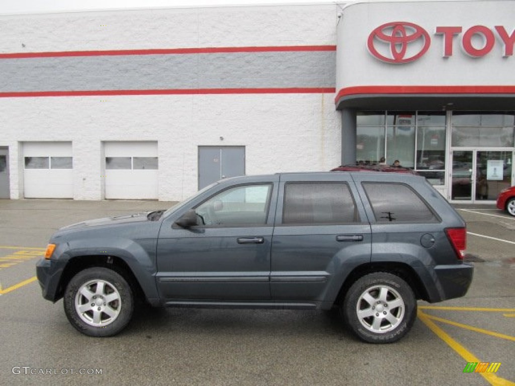 2008 Grand Cherokee Laredo 4x4 - Steel Blue Metallic / Dark Slate Gray photo #2