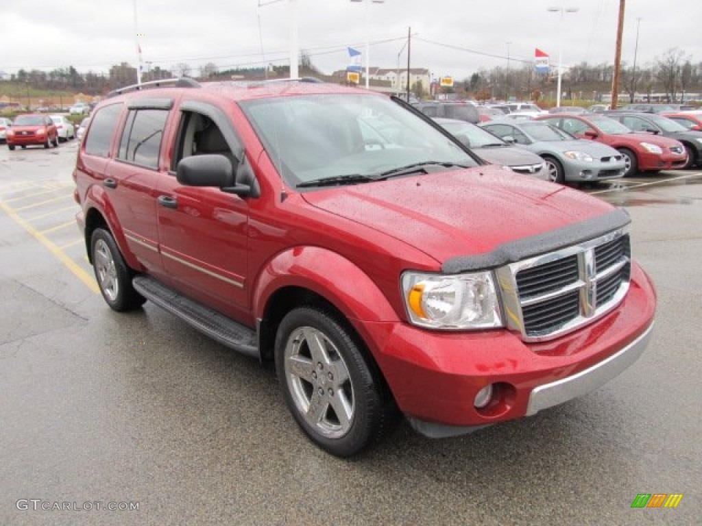 Inferno Red Crystal Pearl 2007 Dodge Durango Limited 4x4 Exterior Photo #56884393