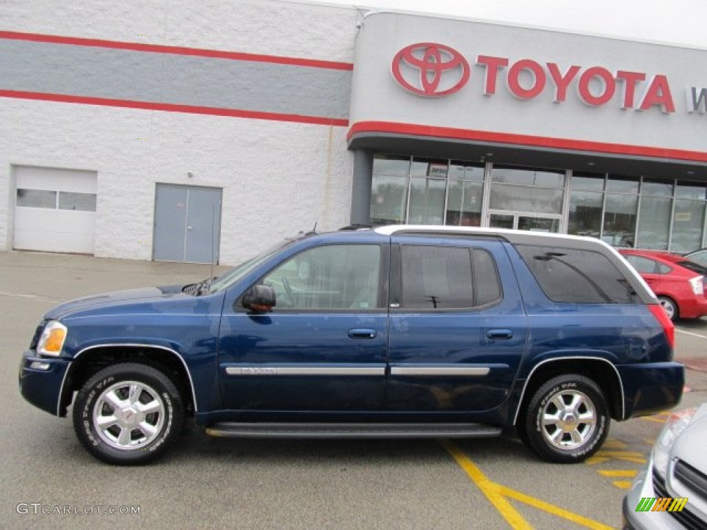 2004 Envoy XUV SLT 4x4 - Indigo Blue Metallic / Dark Pewter photo #2