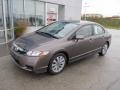 2010 Urban Titanium Metallic Honda Civic EX Sedan  photo #2