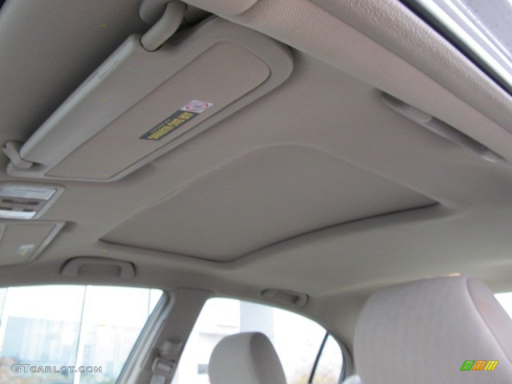 2010 Civic EX Sedan - Urban Titanium Metallic / Beige photo #15