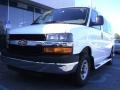 Summit White - Express LT 3500 Passenger Van Photo No. 2