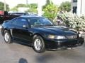 2001 Black Ford Mustang V6 Coupe  photo #1