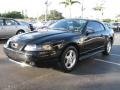 Black 2001 Ford Mustang V6 Coupe Exterior
