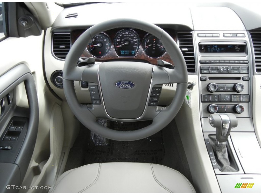 2012 Ford Taurus SEL Light Stone Dashboard Photo #56887501