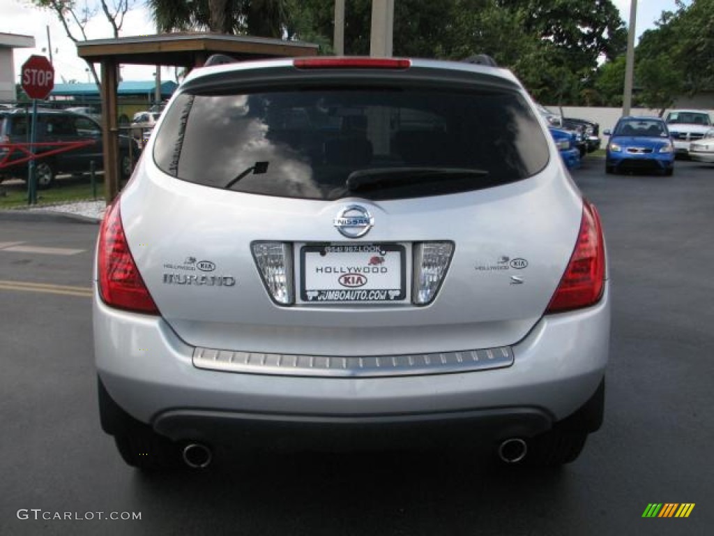 2006 Murano S - Brilliant Silver Metallic / Charcoal photo #8