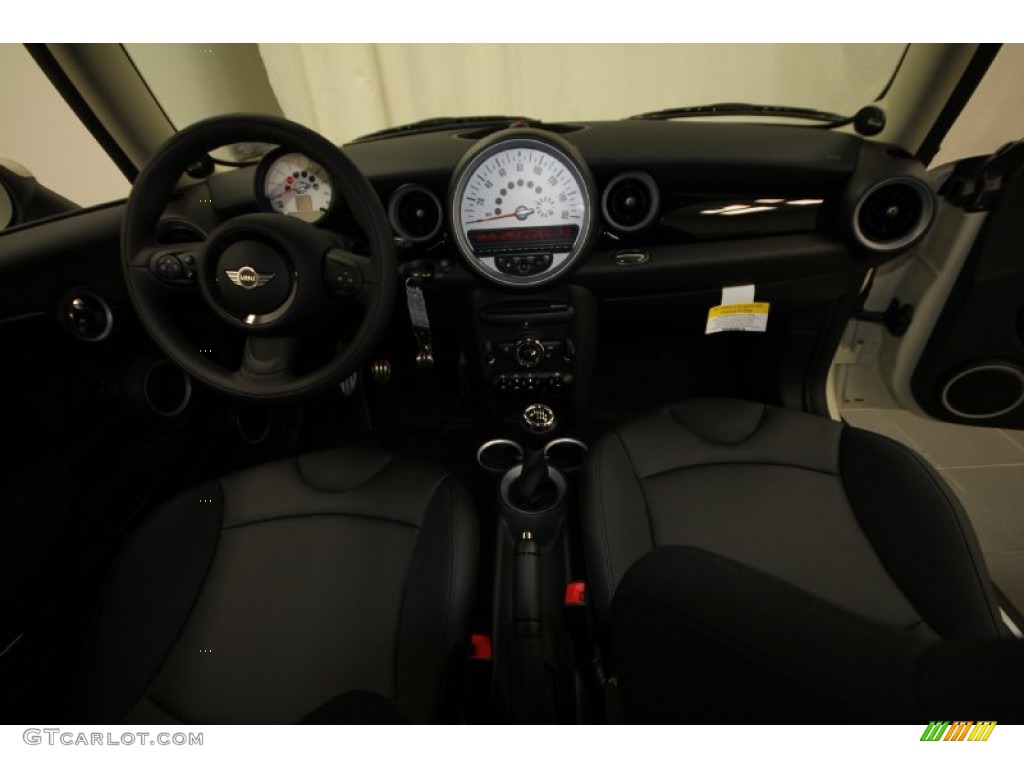 2012 Mini Cooper S Hardtop Carbon Black Dashboard Photo #56889771