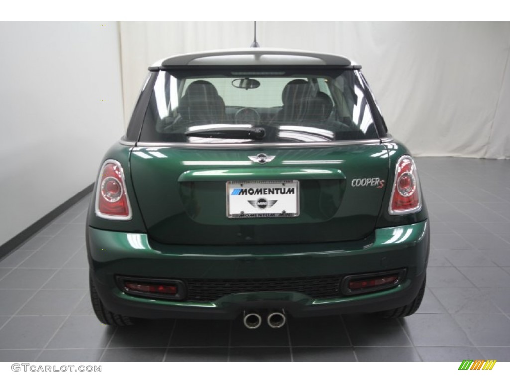 2012 Cooper S Hardtop - British Racing Green II Metallic / Carbon Black photo #5