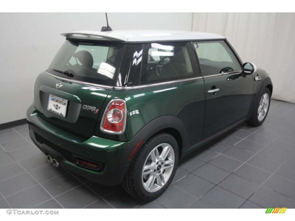 2012 Cooper S Hardtop - British Racing Green II Metallic / Carbon Black photo #6