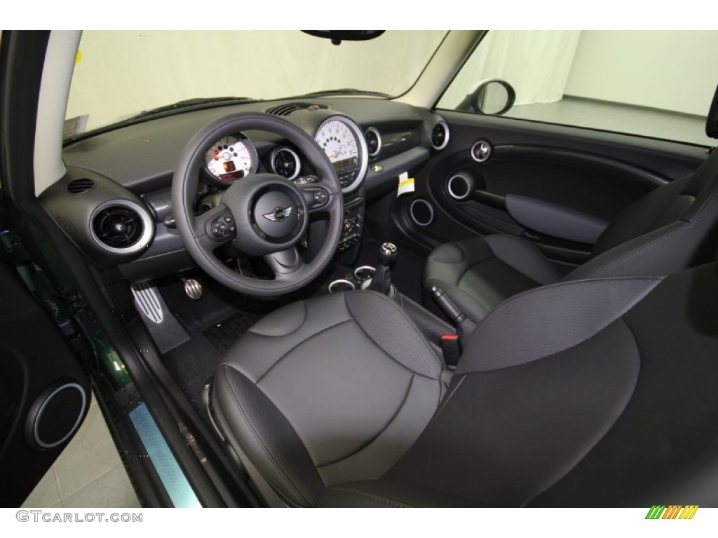2012 Cooper S Hardtop - British Racing Green II Metallic / Carbon Black photo #8