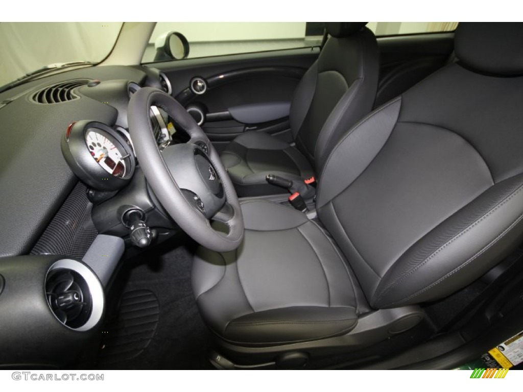 2012 Cooper S Hardtop - British Racing Green II Metallic / Carbon Black photo #9