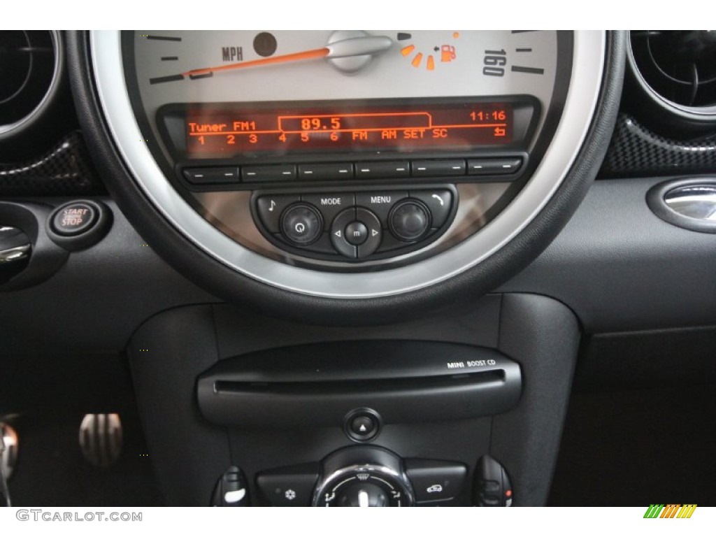 2012 Cooper S Hardtop - British Racing Green II Metallic / Carbon Black photo #13