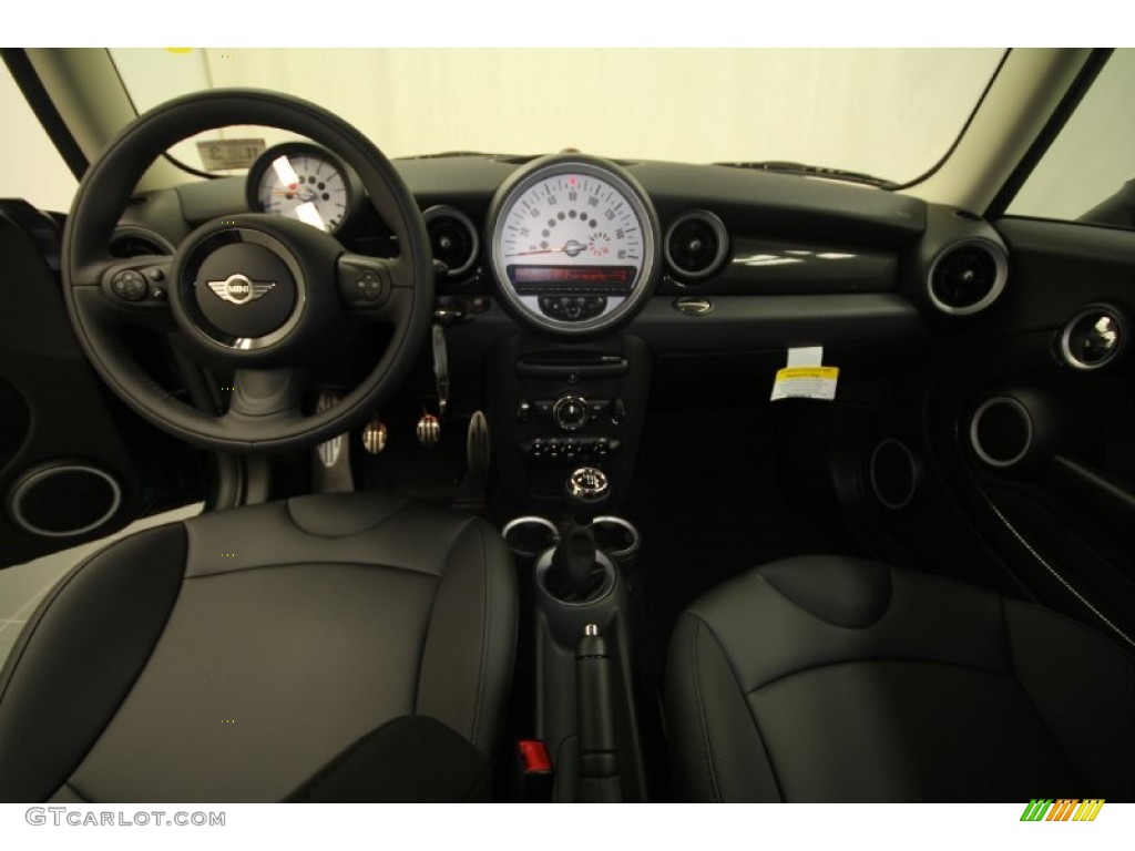 2012 Cooper S Hardtop - British Racing Green II Metallic / Carbon Black photo #21