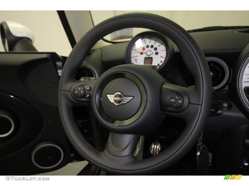 2012 Cooper S Hardtop - British Racing Green II Metallic / Carbon Black photo #22