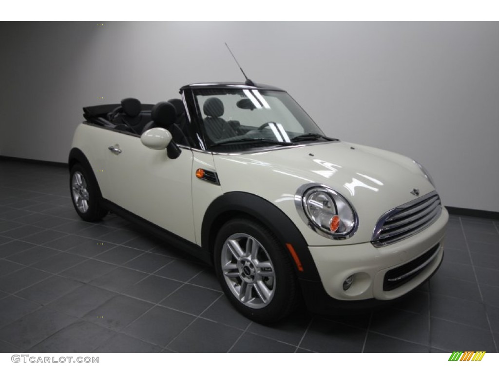 Pepper White 2012 Mini Cooper Convertible Exterior Photo #56893063