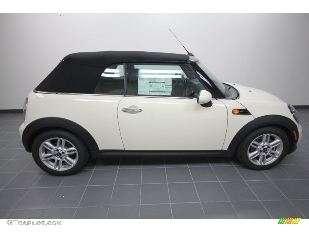 Pepper White 2012 Mini Cooper Convertible Exterior Photo #56893135