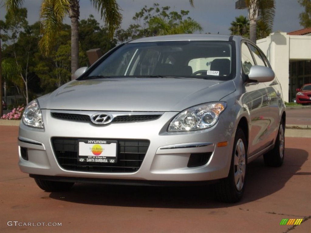 2012 Elantra GLS Touring - Shimmering Silver / Black photo #1