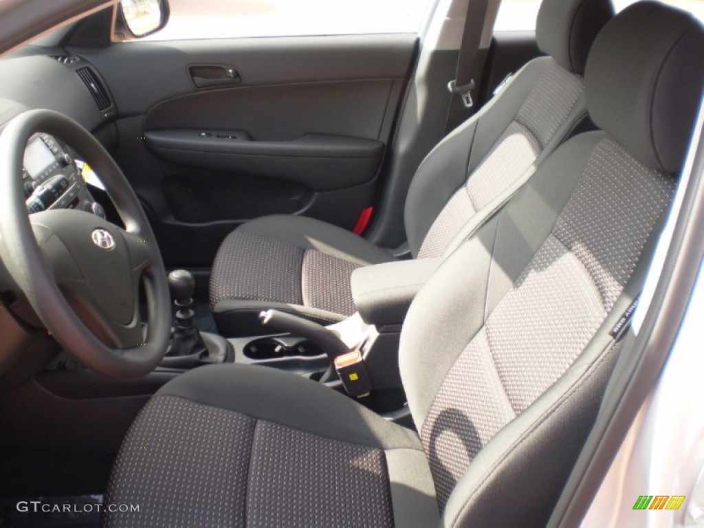 2012 Elantra GLS Touring - Shimmering Silver / Black photo #5