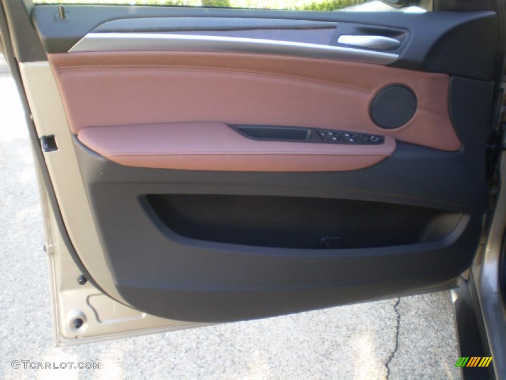 2012 BMW X5 xDrive35d Cinnamon Brown Door Panel Photo #56893641