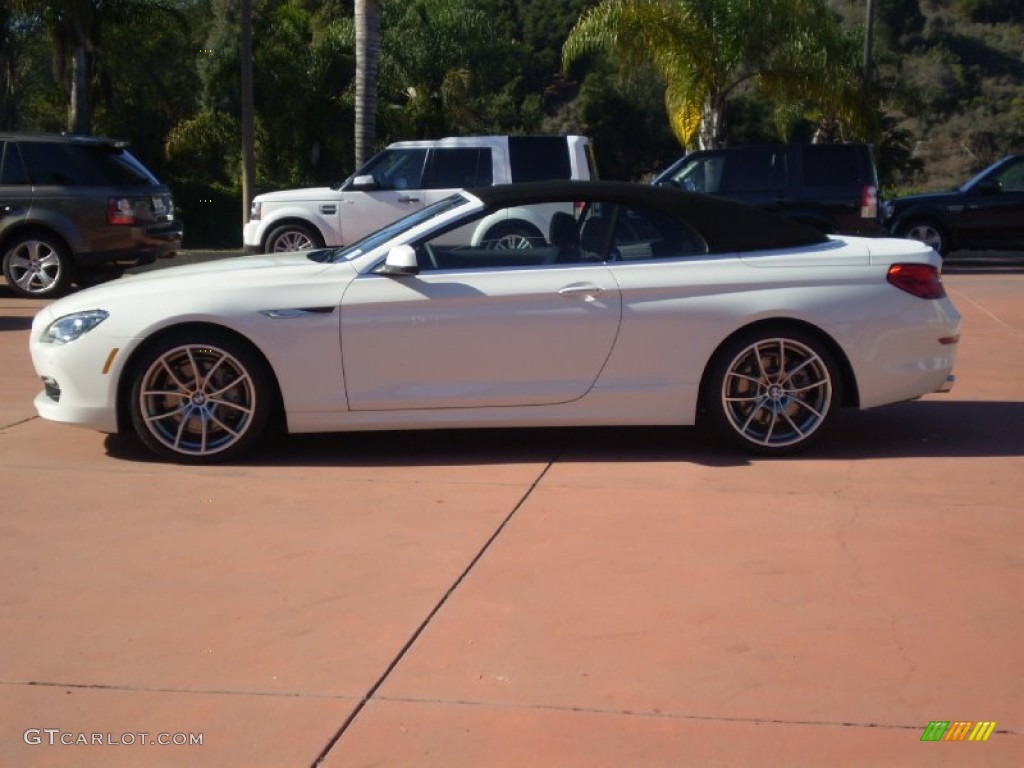 Alpine White 2012 BMW 6 Series 650i Convertible Exterior Photo #56893735