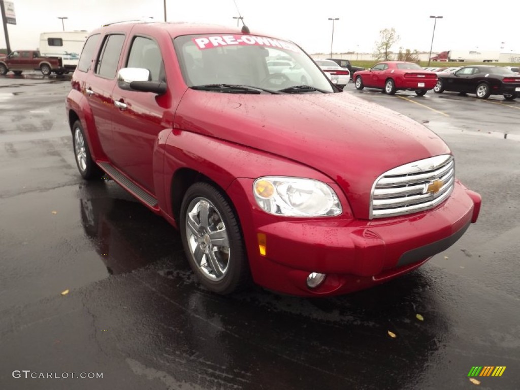 2011 HHR LT - Crystal Red Metallic Tintcoat / Gray photo #3