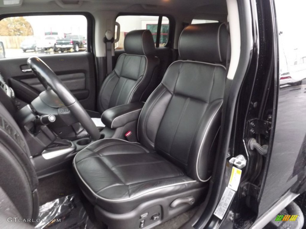 Ebony/Pewter Interior 2010 Hummer H3 Standard H3 Model Photo #56895031