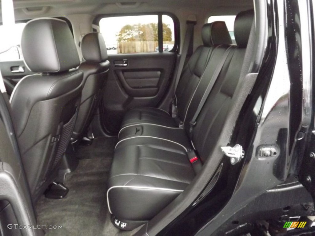 Ebony/Pewter Interior 2010 Hummer H3 Standard H3 Model Photo #56895043