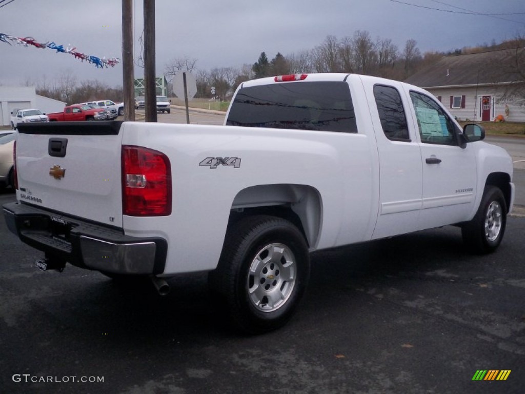 2011 Silverado 1500 LT Extended Cab 4x4 - Summit White / Ebony photo #5