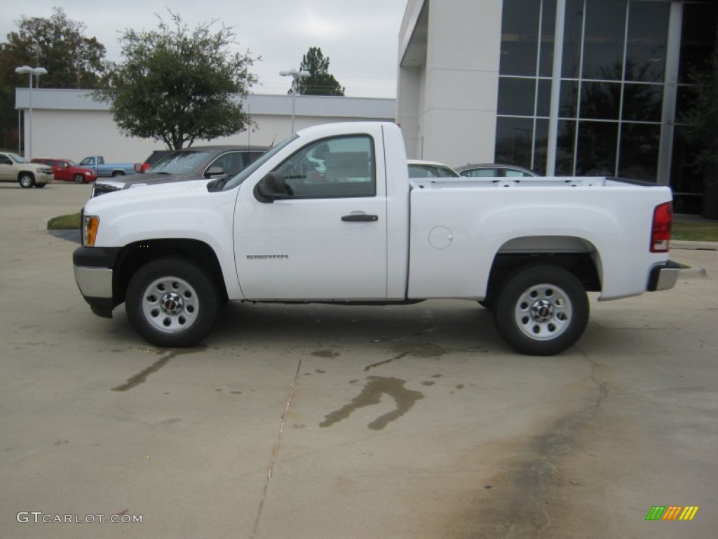 2012 Sierra 1500 Regular Cab - Summit White / Dark Titanium photo #2