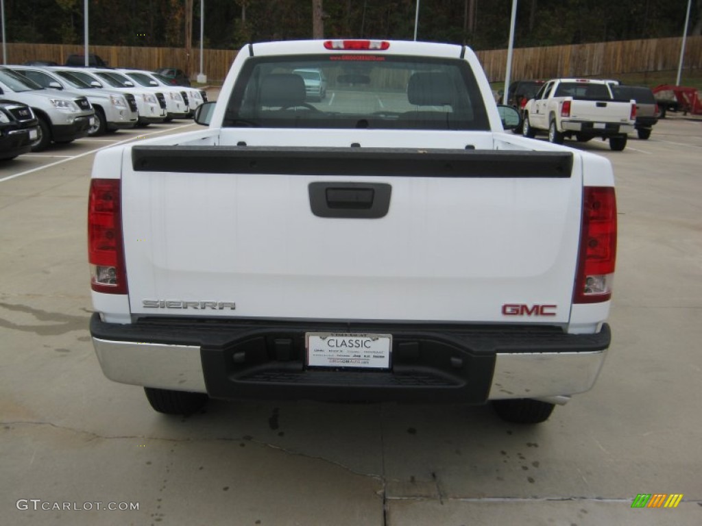 2012 Sierra 1500 Regular Cab - Summit White / Dark Titanium photo #4