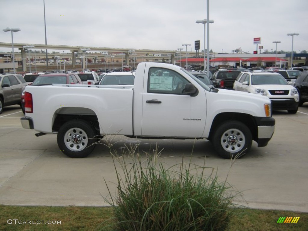 2012 Sierra 1500 Regular Cab - Summit White / Dark Titanium photo #6