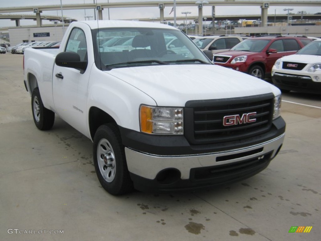 2012 Sierra 1500 Regular Cab - Summit White / Dark Titanium photo #7