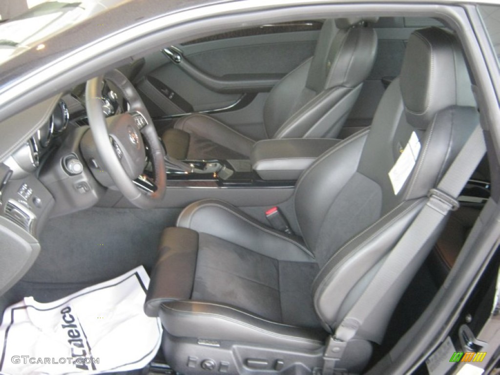 Ebony/Ebony Interior 2012 Cadillac CTS -V Coupe Photo #56896164