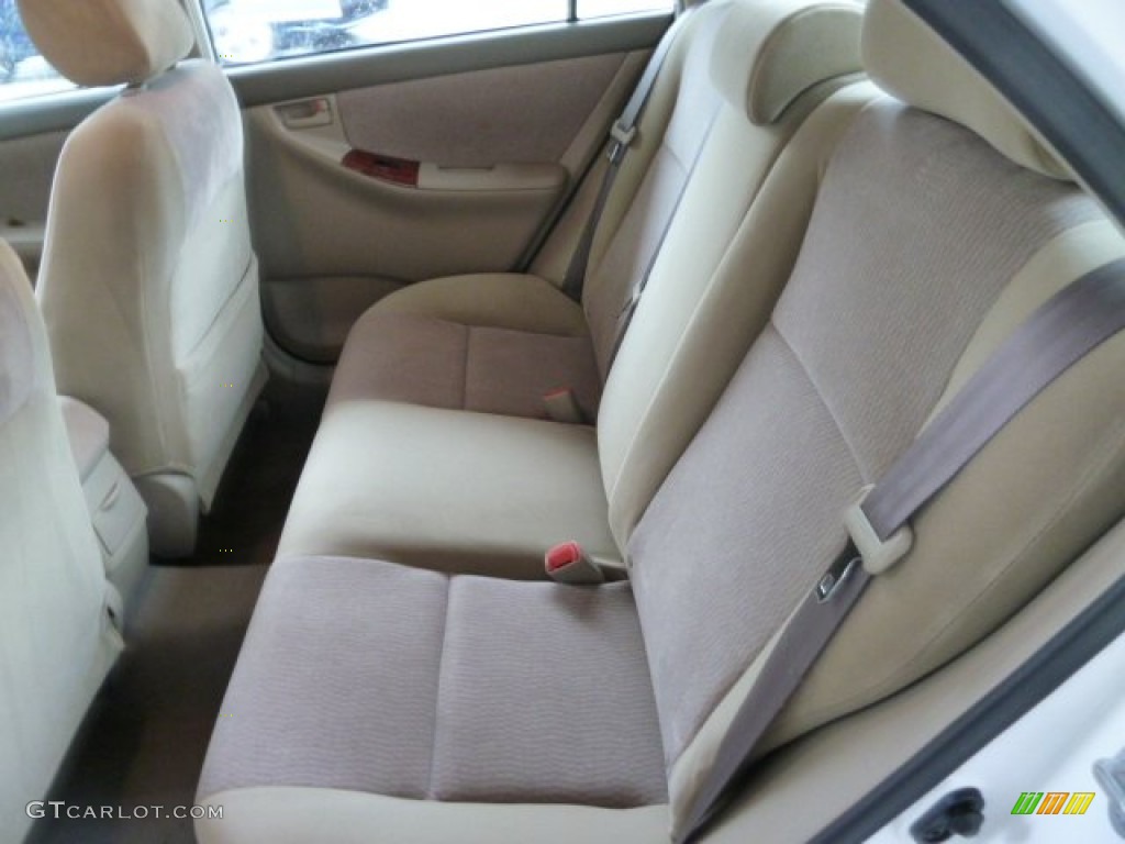 2007 Corolla CE - Super White / Beige photo #9
