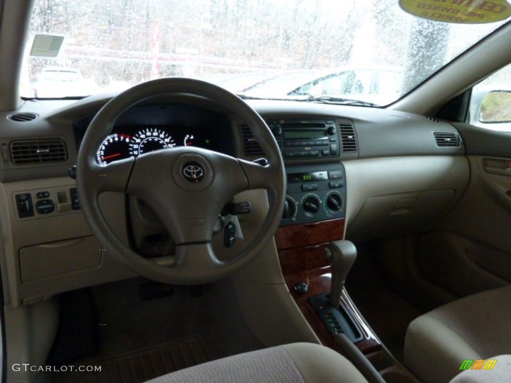 2007 Corolla CE - Super White / Beige photo #10