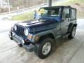 2000 Patriot Blue Pearl Jeep Wrangler Sport 4x4  photo #5