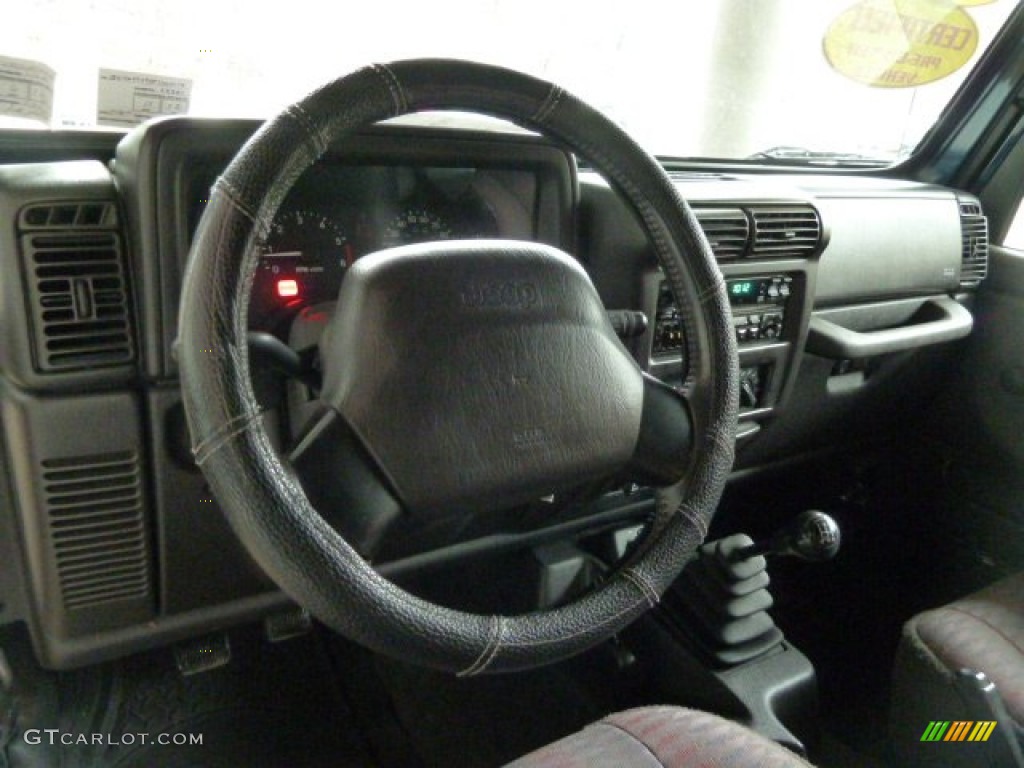 2000 Wrangler Sport 4x4 - Patriot Blue Pearl / Agate photo #10