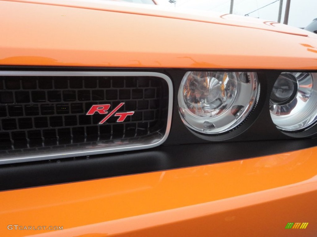 2012 Challenger R/T Classic - Header Orange / Dark Slate Gray photo #9
