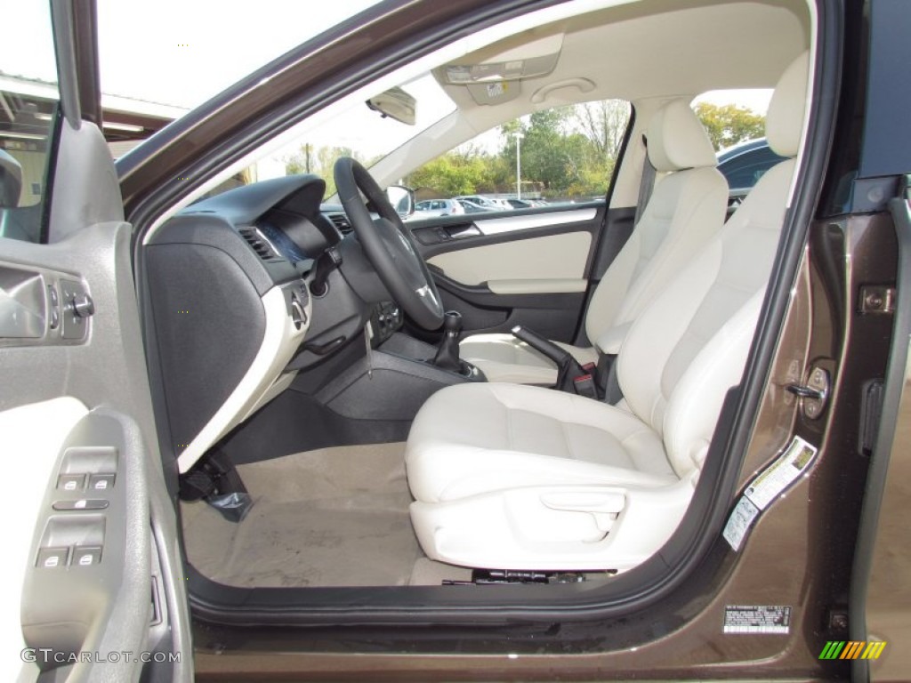 Cornsilk Beige Interior 2012 Volkswagen Jetta TDI Sedan Photo #56900152