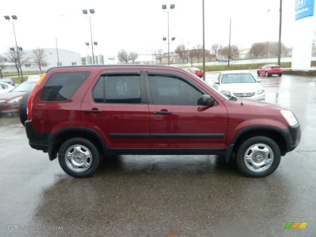 2004 CR-V LX 4WD - Chianti Red Pearl / Saddle photo #6