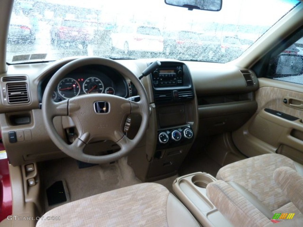 2004 CR-V LX 4WD - Chianti Red Pearl / Saddle photo #12