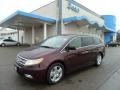 2012 Dark Cherry Pearl II Honda Odyssey Touring  photo #1