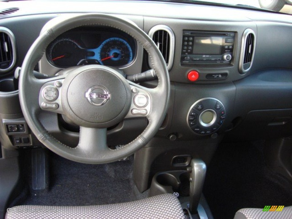 2010 Nissan Cube Krom Edition Black/Gray Dashboard Photo #56901013