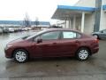 Crimson Pearl - Civic LX Sedan Photo No. 2