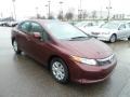 Crimson Pearl - Civic LX Sedan Photo No. 7