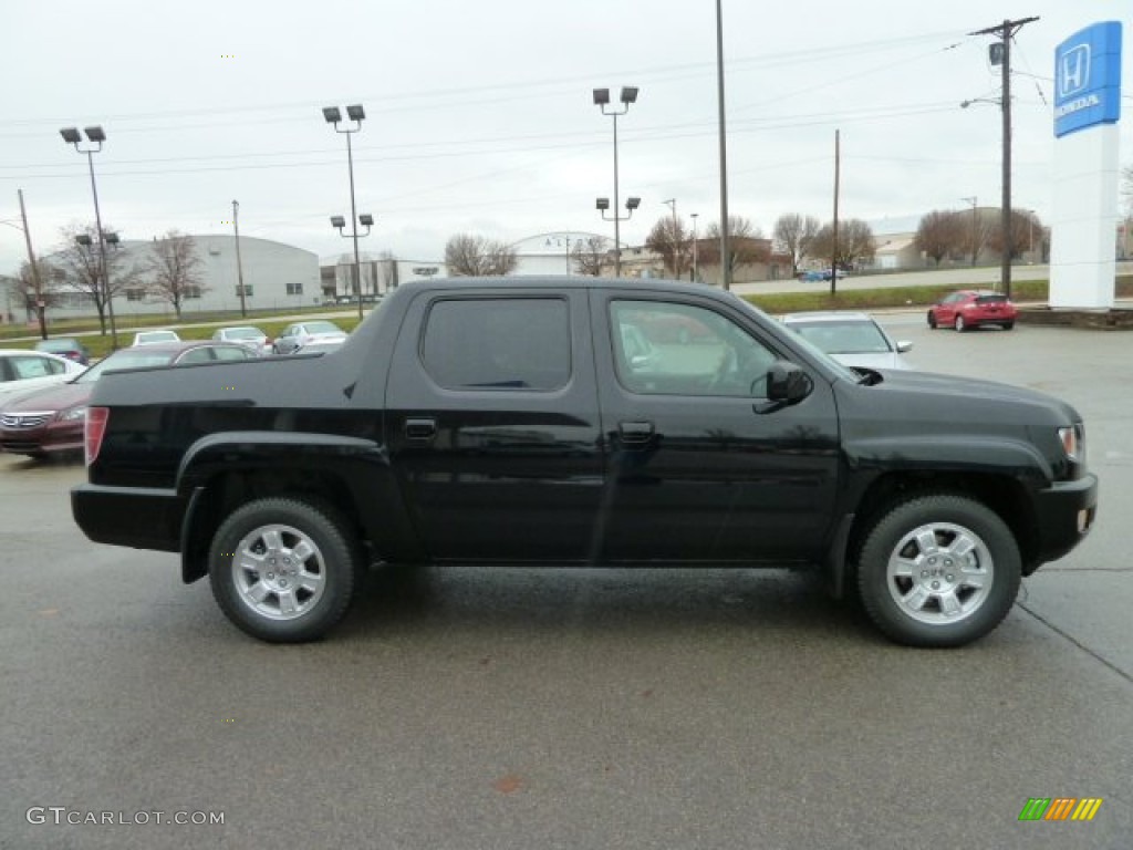 Crystal Black Pearl 2011 Honda Ridgeline RTS Exterior Photo #56901274