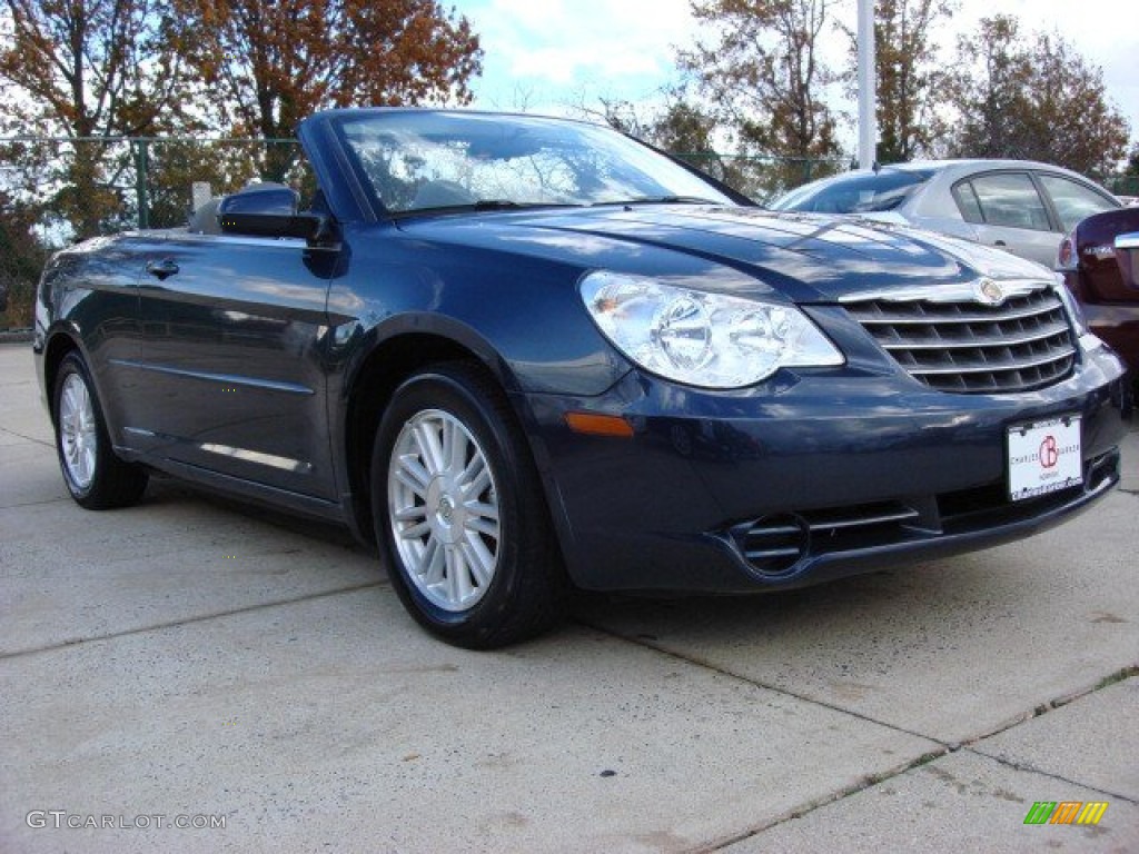 2008 Sebring Touring Convertible - Modern Blue Pearl / Dark Slate Gray/Light Slate Gray photo #1